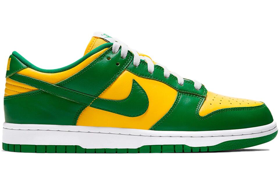 Men's Dunk Low ‘Brazil’ Green/Yellow Shoes 012 Men's Dunk Low ‘Brazil’ Green/Yellow Shoes 012